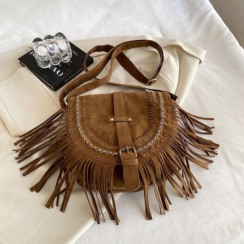 Túi Xách Boho Da Lộn - Nayla