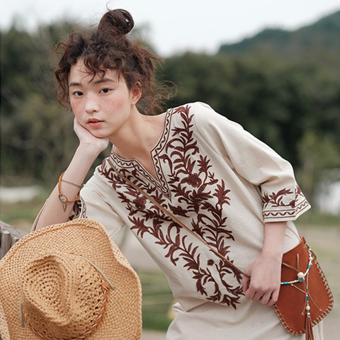 Đầm Boho Kem - Nivea