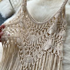 Áo Móc Tua Rua Dài