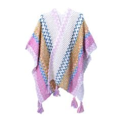 Khăn Choàng Thổ Cẩm - Poncho Len