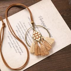 Vòng cổ boho tua rua
