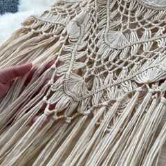 Áo Móc Tua Rua Dài