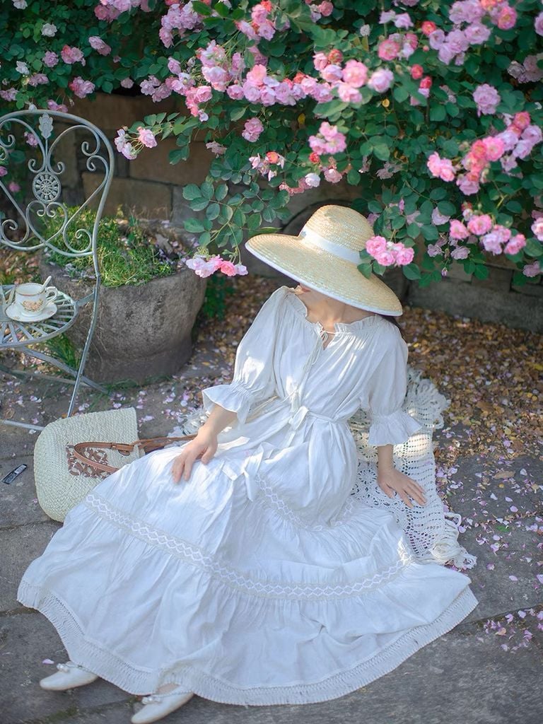 Đầm Vintage Dài - Sarah