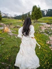 Đầm Vintage Dài - Sarah