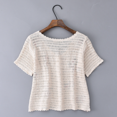 Áo Len Thêu Hoa Đỏ