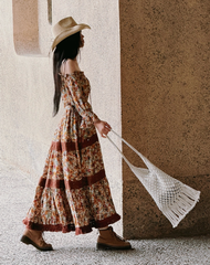 Đầm Boho Foliage Dài