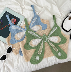 Áo Croptop Cánh Bướm