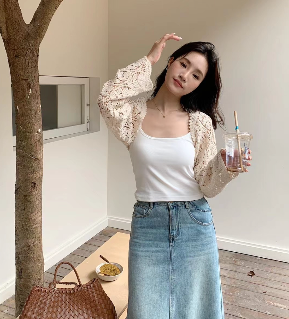 Áo Khoác Croptop Tay Dài