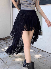 Chân Váy Ren Kết Hoa