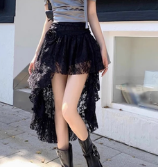 Chân Váy Ren Kết Hoa