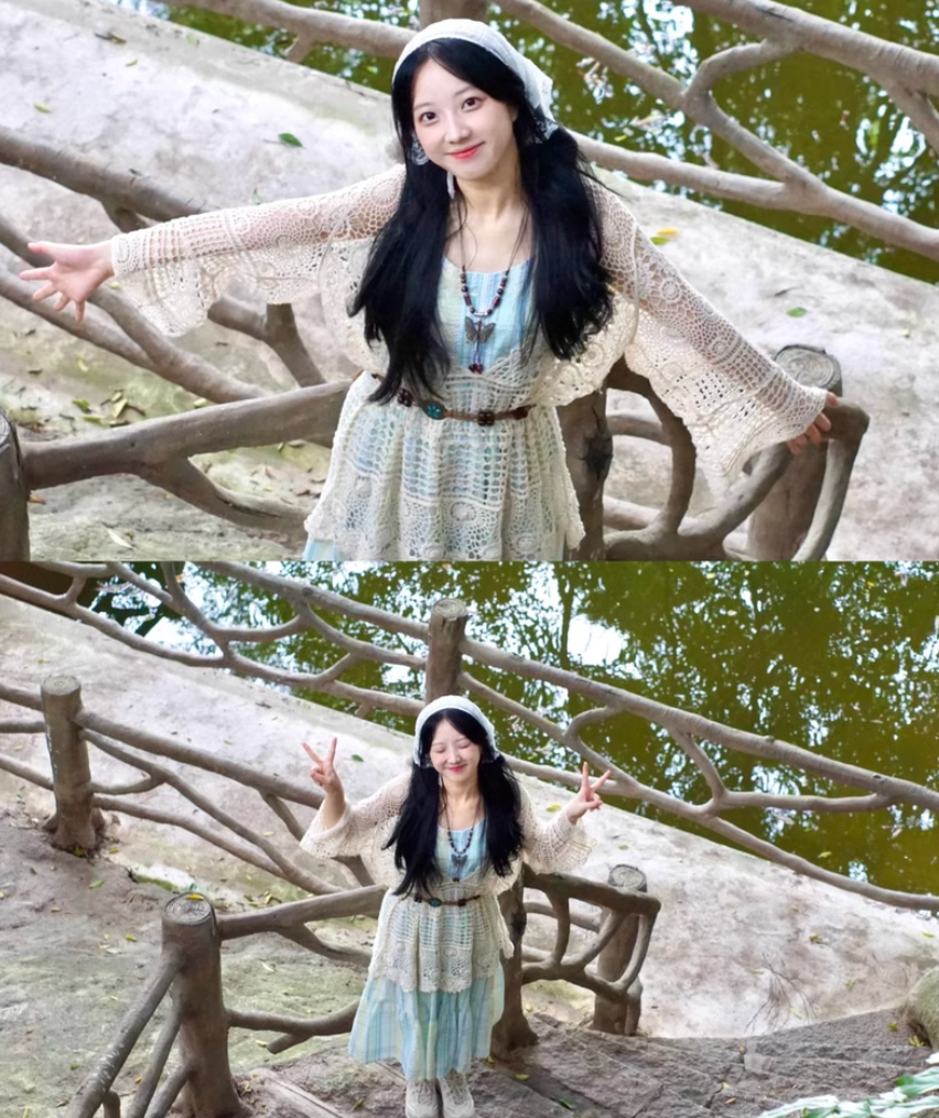 Áo Ren Cổ Tim - Adara