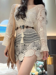 Áo Ren Cổ Tim - Adara