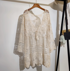 Áo Ren Cổ Tim - Adara