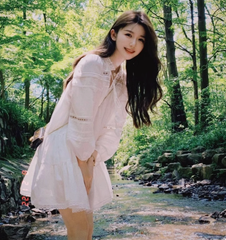 Đầm Vintage trắng alice