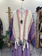 Khăn Choàng Thổ Cẩm - Poncho Len