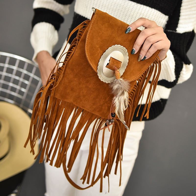 Túi Xách Boho Da Lộn - Makari