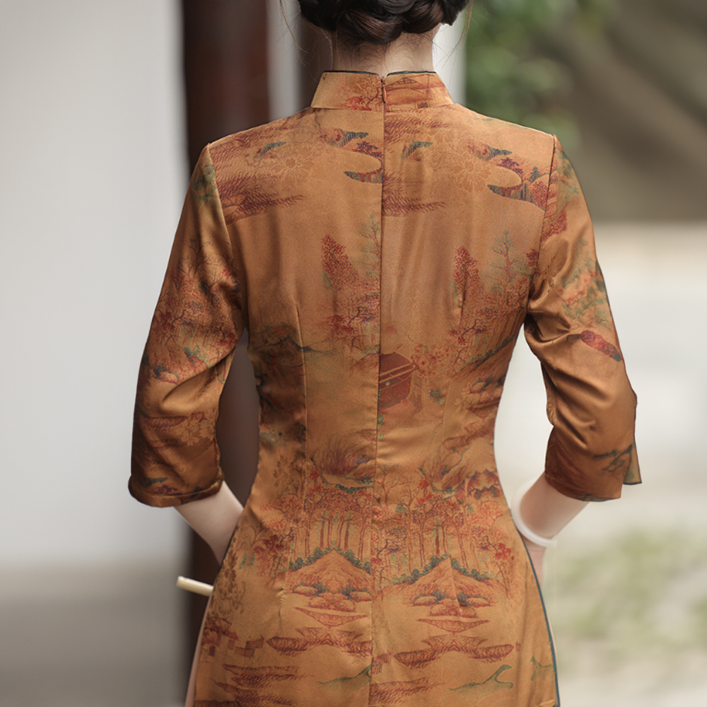 SXL Nâu đậm váy