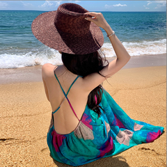 Đầm Boho Yếm - Sapphire