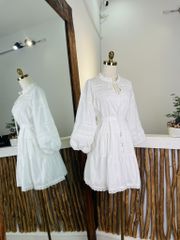 Đầm Vintage trắng alice