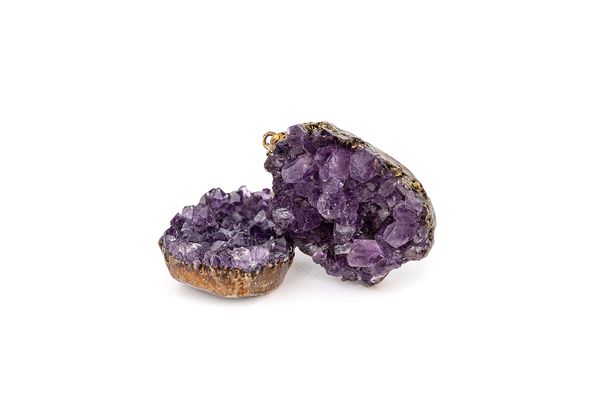  Mặt Dây Hốc Thạch Anh Tím - Amethyst Pendant 