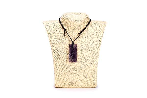  Mặt Dây Đeo Hình Chữ Nhật - Gemstone Rectangular Pendant 