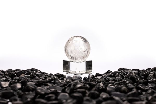  Cầu Thạch Anh Trắng - Clear Quartz Sphere 
