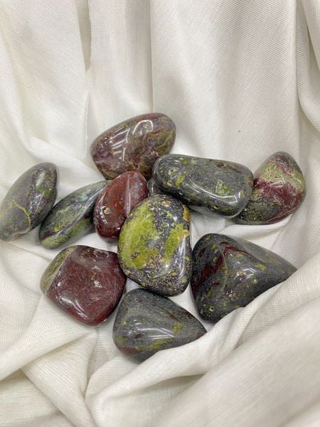  Sỏi Jasper Huyết Long - Dragon Blood Jasper Tumble 