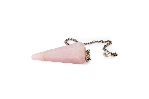  Con Lắc Năng Lượng - Rose Quartz Pendulum 