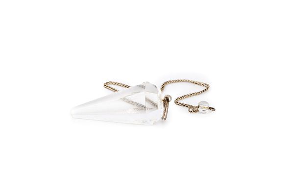  Con Lắc Năng Lượng - Clear Quartz Pendulum 