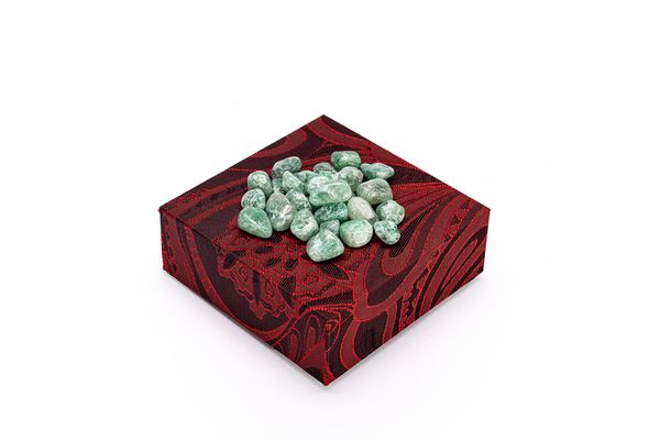  Túi Đá Thạch Anh Dâu Tây - Strawberry Quartz Chips 