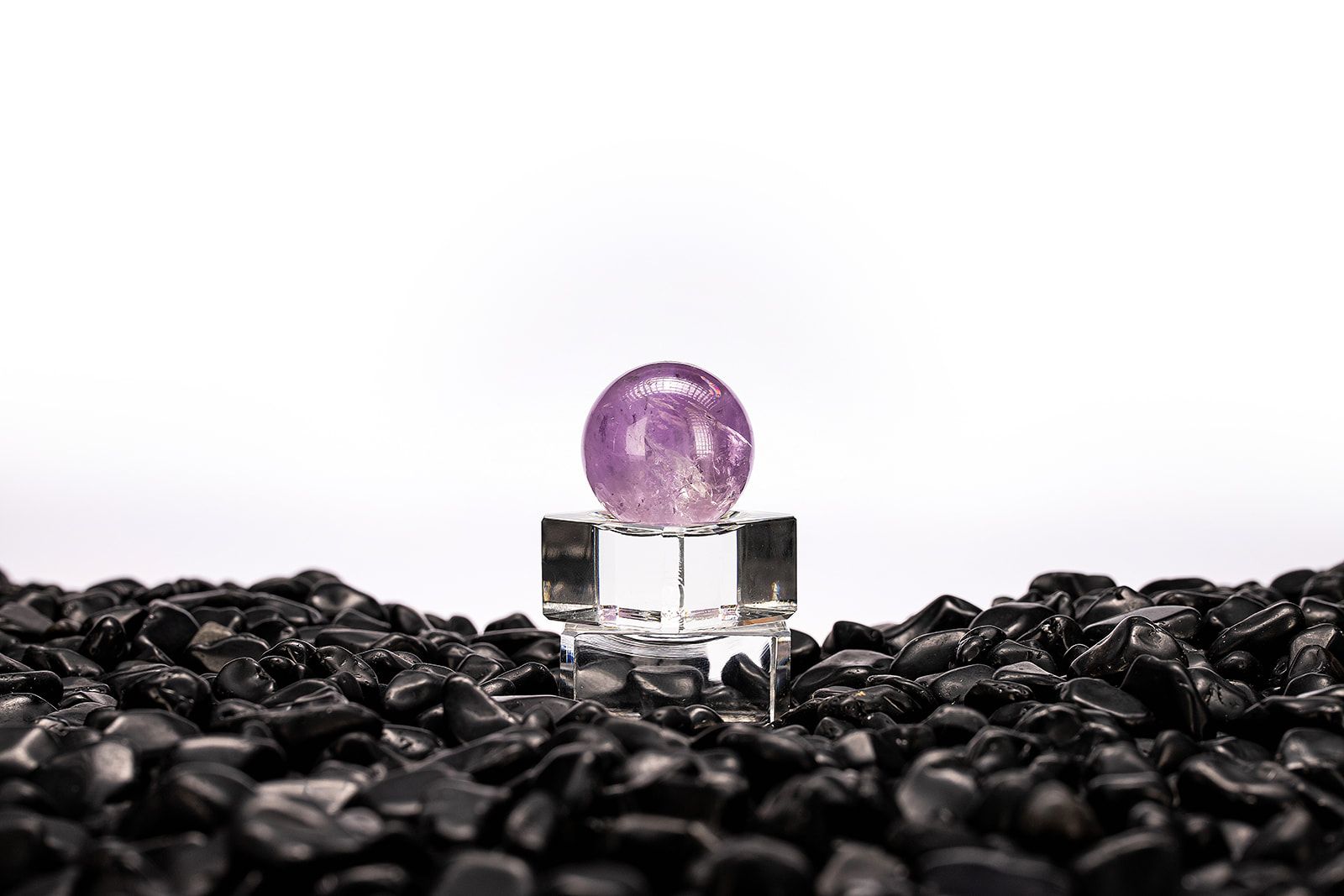  Cầu Thạch Anh Tím Vân - Amethyst Sphere 