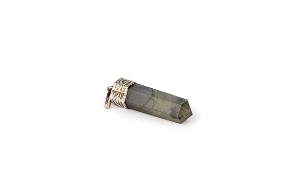  Mặt Dây Chuyền Lục Giác Labradorite - Labradorite Pendant 