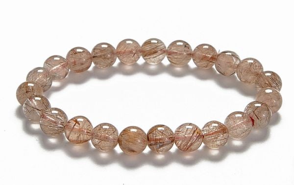  Vòng Tay Thạch Anh Tóc Đỏ - Red Rutilated Bracelet 