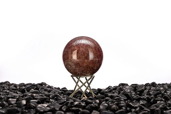  Cầu Thạch Anh Dâu Tây - Strawberry Quartz Sphere 