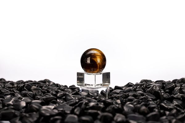  Cầu Mắt Hổ Đỏ - Red Tiger Eye Sphere 