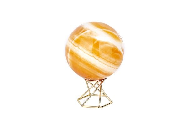 Cầu Ngọc Hoàng Long - Yellow Onyx Sphere 