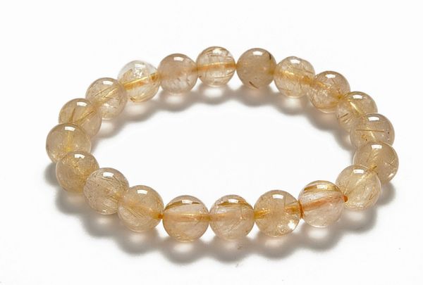  Vòng Tay Thạch Anh Tóc Vàng - Yellow Rutilated Bracelet 