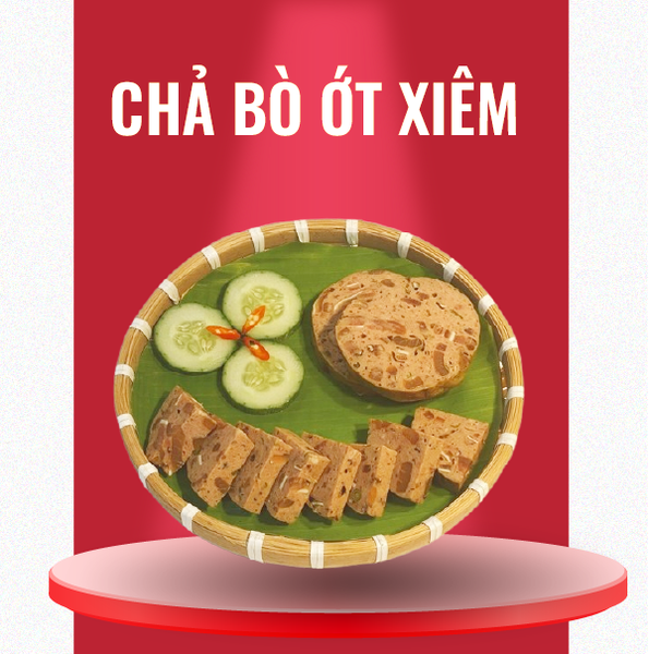  Chả bò ớt xiêm 