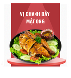  Gà Nướng vị Chanh Dây Mật Ong 