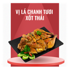  Gà Nướng vị Lá Chanh Tươi Xốt Thái 