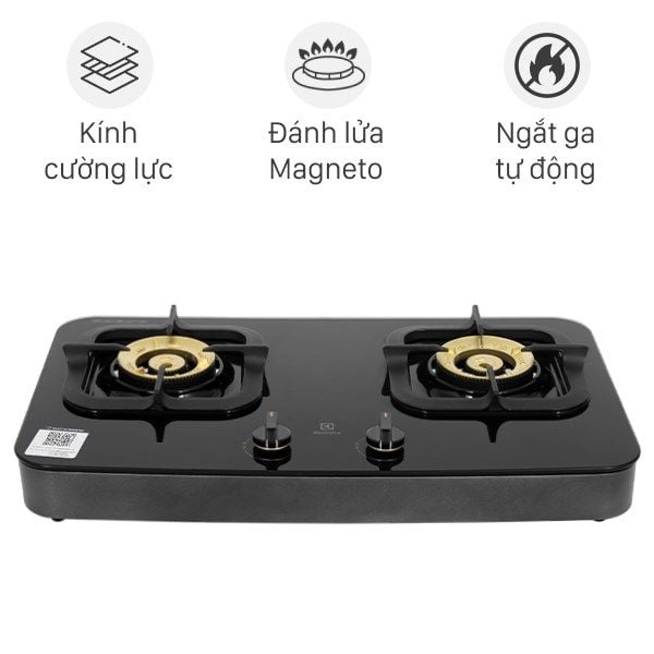 Bếp Gas Electrolux màu xanh ETG7286GKR