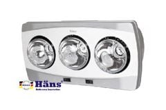 Đèn sưởi nhà tắm Hans 3 bóng – H3B