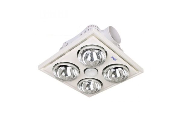 Đèn sưởi nhà tắm Hans bốn bóng âm trần H4B