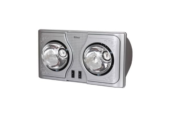 Đèn sưởi nhà tắm Hans hai bóng H2B