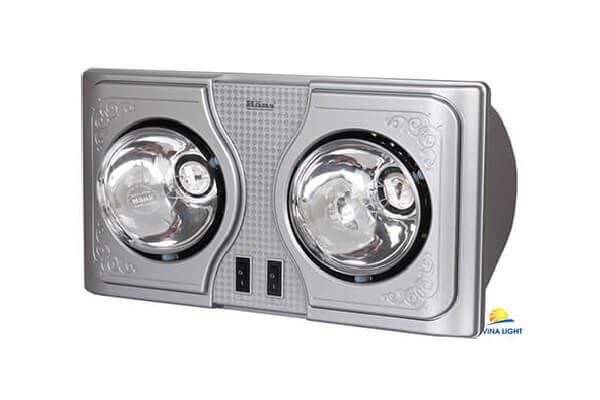 Đèn sưởi nhà tắm Hans hai bóng H2B