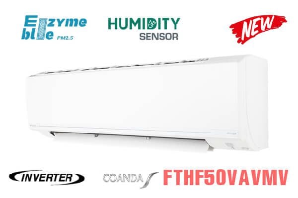 Điều hòa Daikin 2 chiều 18000BTU inverter gas R32 FTHF50VAVMV