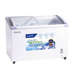 Tủ đông kính cong Hoà Phát 451 Lít HSF AD6451.C1 2 cánh 1 ngăn điều khiển smart