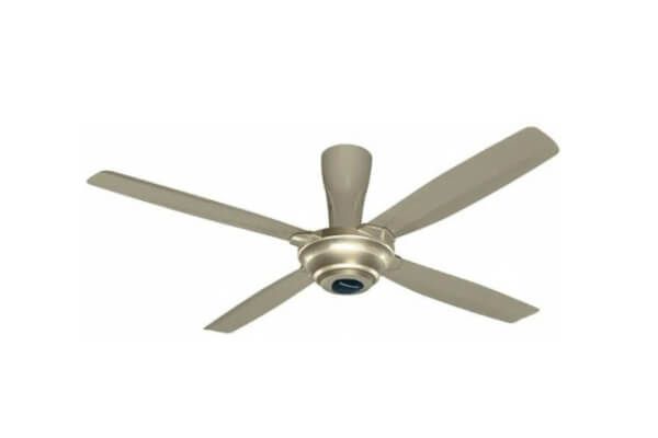 Quạt trần Panasonic 4 cánh F-56MPG, màu vàng, 3 tốc độ gió, điều khiển từ xa