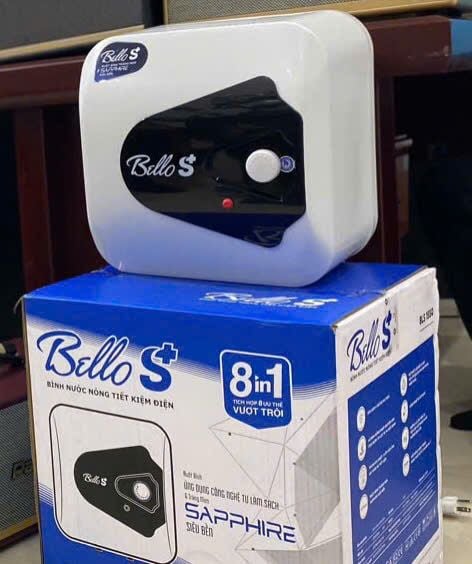 Bình nóng lạnh vuông Rossi Bello S+ 20SQ 20 Lít