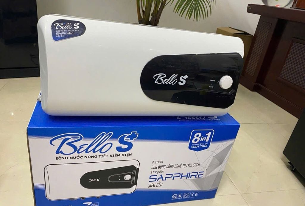 Bình nóng lạnh ngang Rossi Bello S+ 20SL 20 Lít